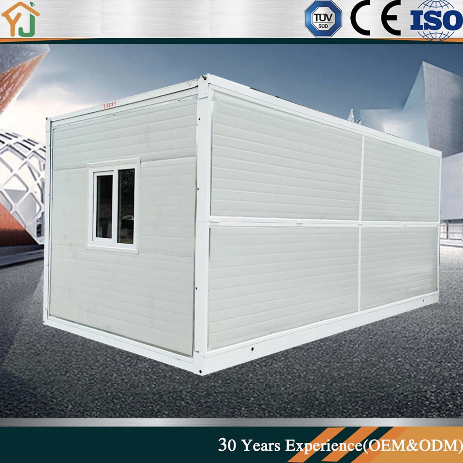 Kits de Casas Prefabricadas da China Pequena Casa Contêiner Dobrável para Dormitório Escritório Portátil Habitação Residencial