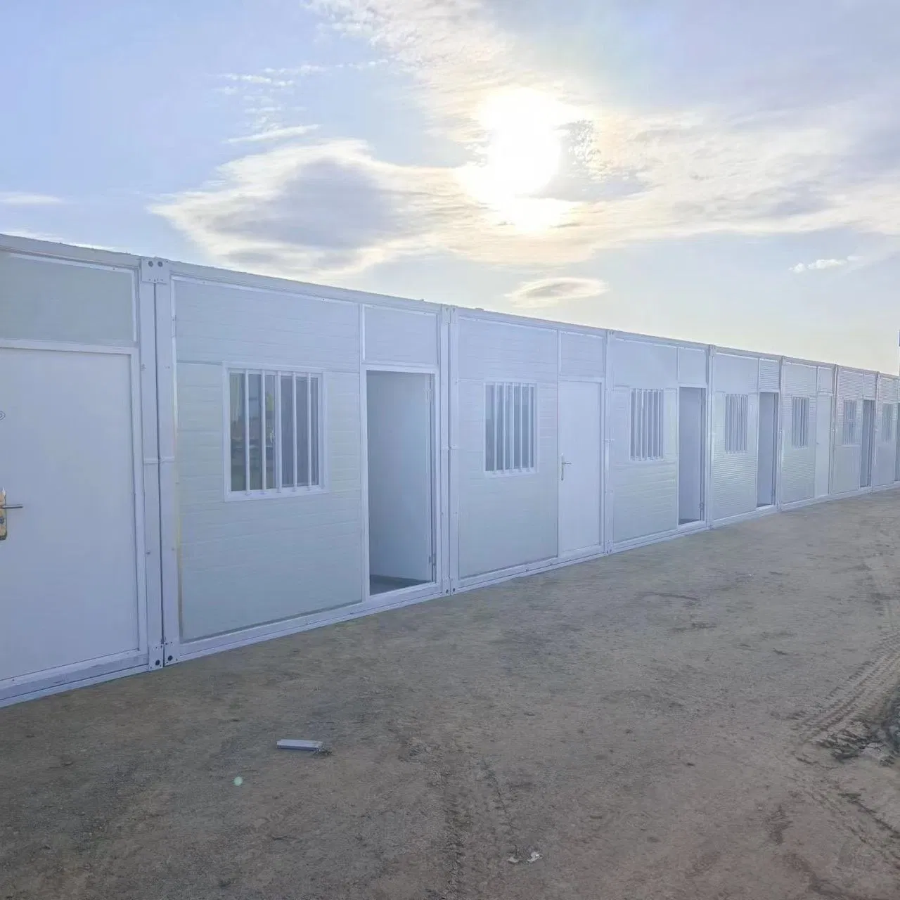 Kits de Casas Eficientes em Energia Casas Contêineres Prefabricadas Móveis para Habitação