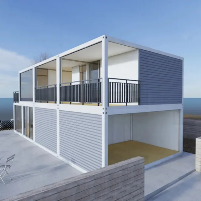 Casa Modular Expandável Prefabricada 20FT 40FT Pronta para Morar com Quarto Banheiro Cozinha