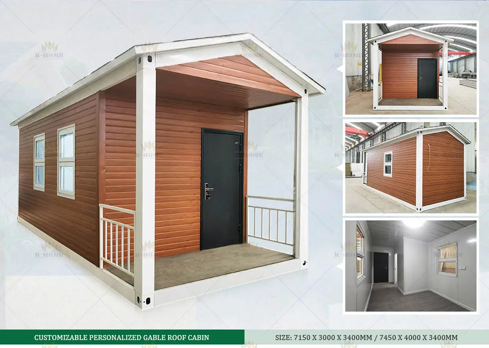 Edifícios modulares temporários modernos em contêineres