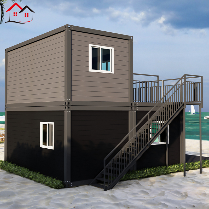 Container Portátil House2 Quarto Casa Prefabricada Casa de Contêiner Cabana de Inverno