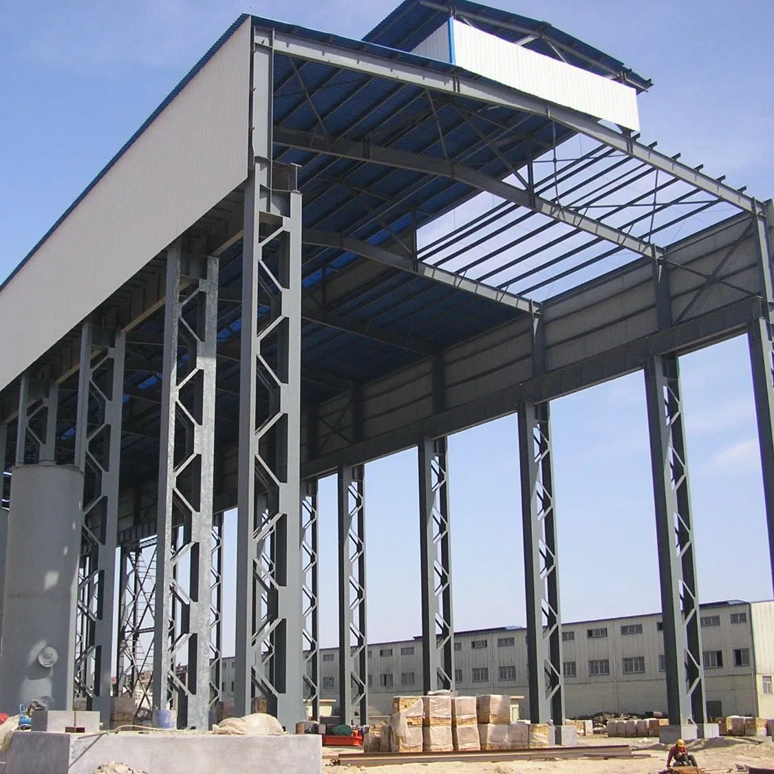 Centro de Eventos em Estrutura de Aço Grupo de Engenharia Pré-Executada Edifício de Escritório Pré-Fabricado à Venda