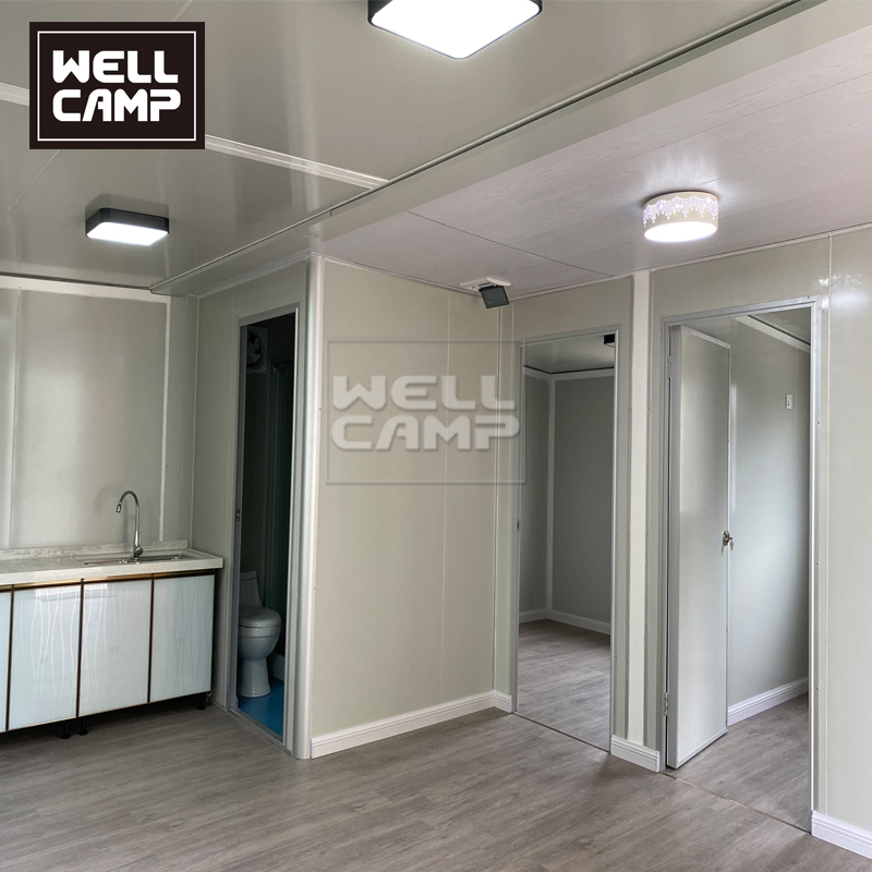 Casa Contêiner Expandável Casa Prefabricada China 20FT 40FT Cabana Portátil Modular Móvel Casa Contêiner em Pacote Plano Fornecedor Fábrica Casa Tiny Dobrável