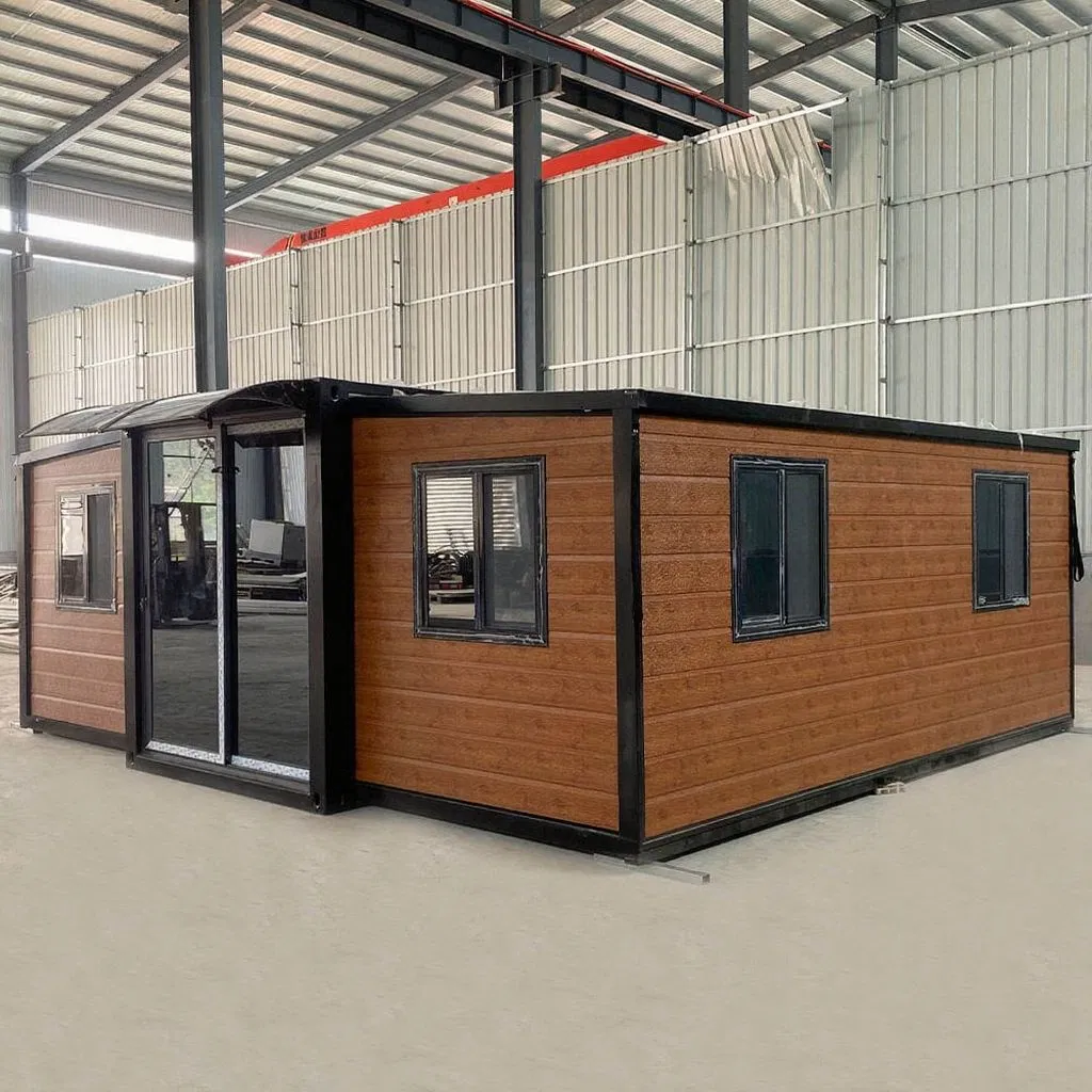 Casa Móvel Dobrável Pronta para Envio com Cozinha Casa Contêiner Prefabricada de Aço Leve Casa Contêiner Expandível 20FT 40FT