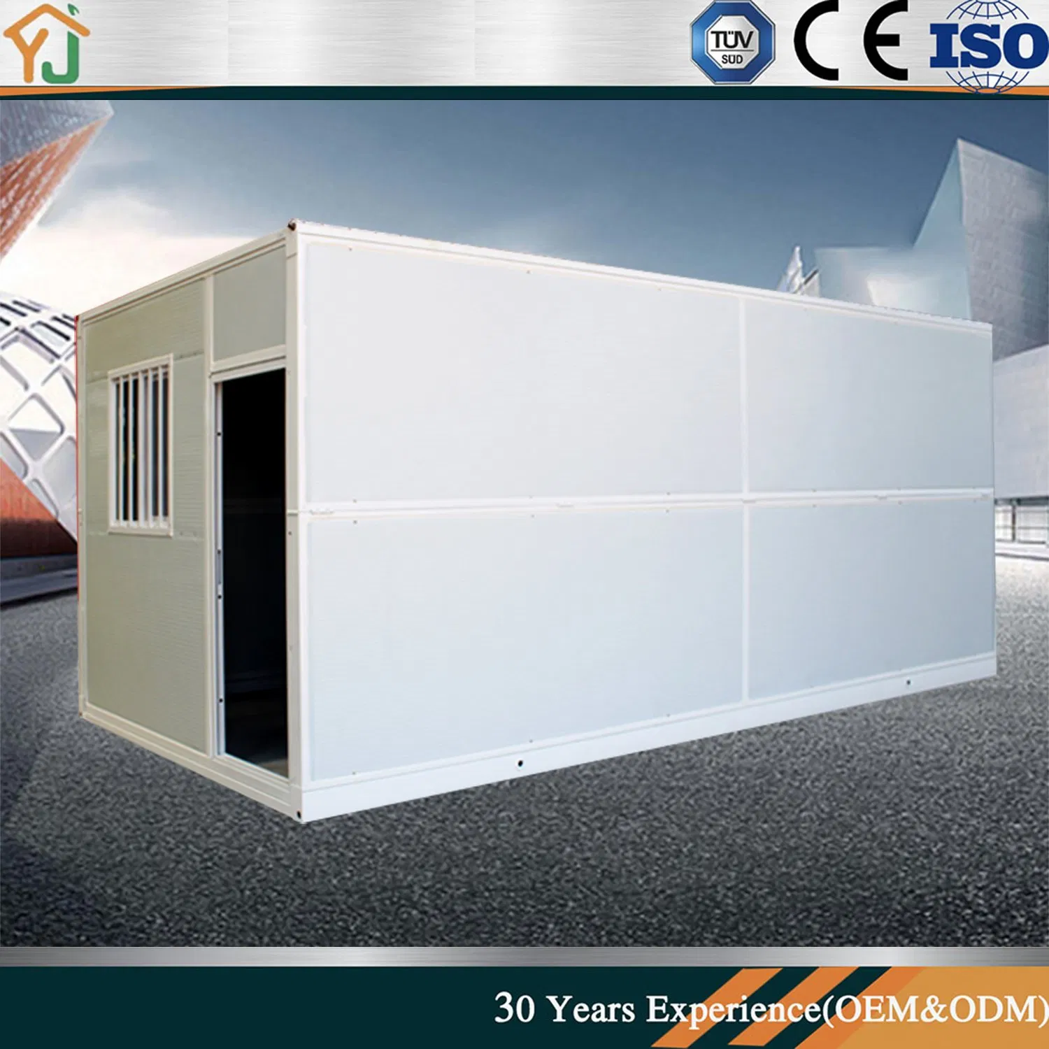 Kits de Casas Prefabricadas da China Pequena Casa Contêiner Dobrável para Dormitório Escritório Portátil Habitação Residencial