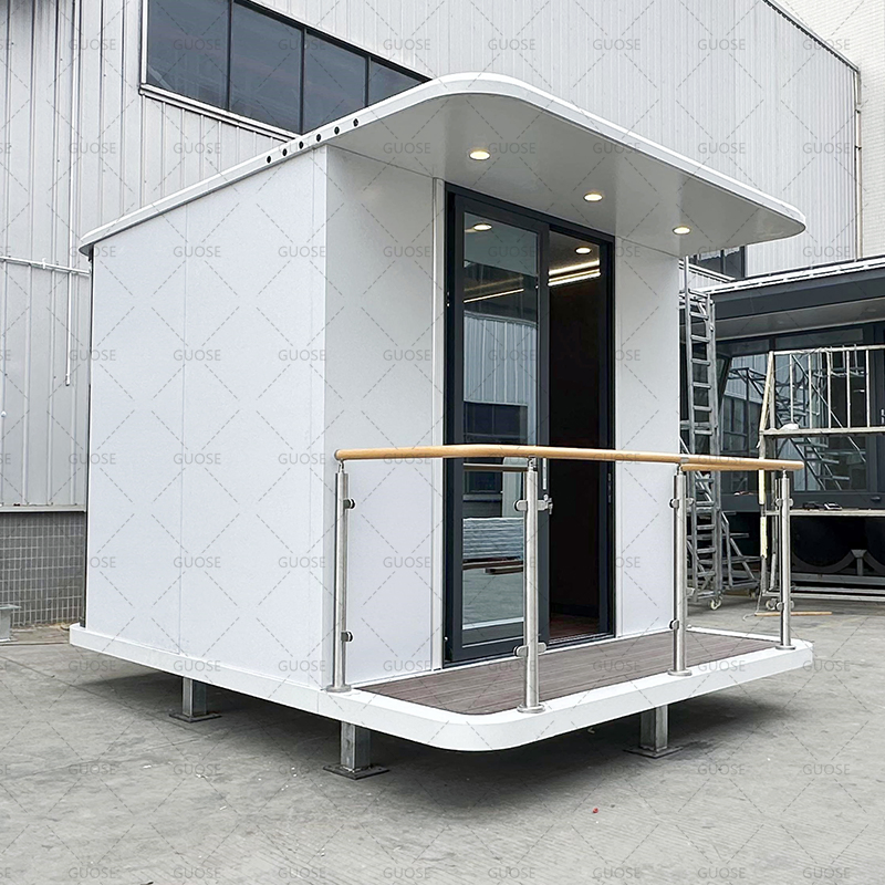Casa Container Micro Móvel Portátil de Aço Retrátil, Residência, Escritório Villa, Casa Prefabricada Pronta para Morar