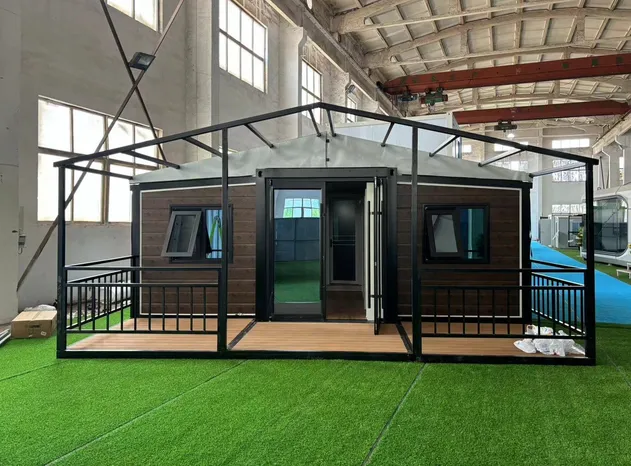 Casa Contêiner Prefabricada Expandível Sustentável para Projetos de Construção de Eco-Resort Boutique de Baixo Carbono