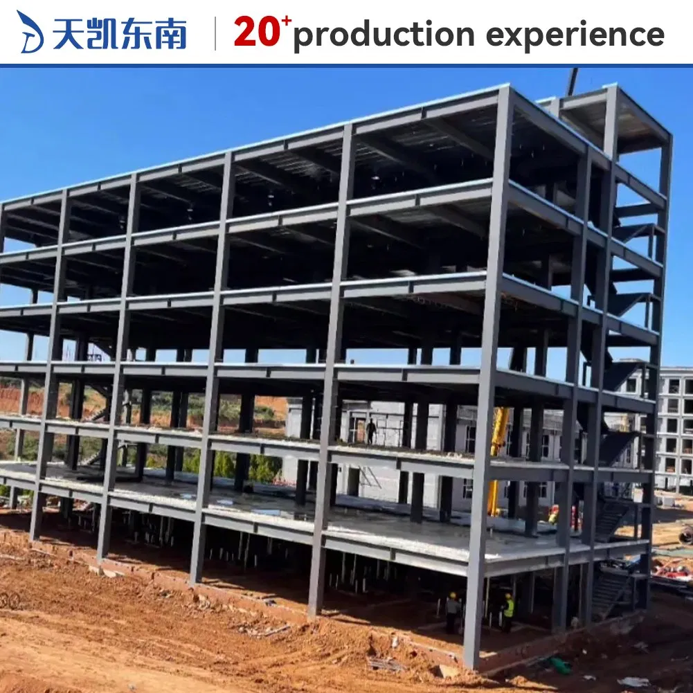Edifício de Escritório em Estrutura de Aço Pré-fabricada, Montagem Rápida, Edifício Comercial de Escritório