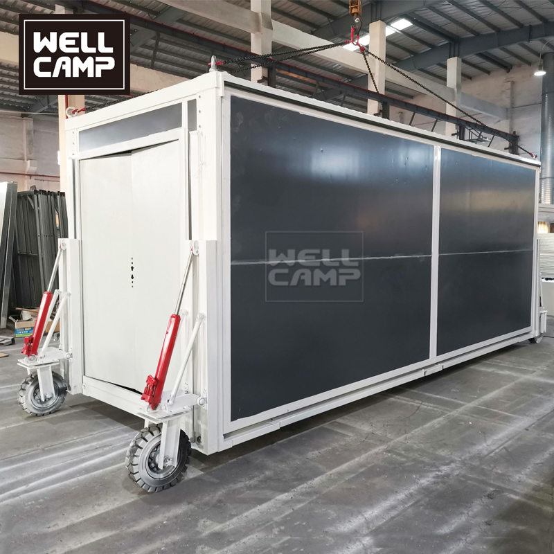 Casa Contêiner Expandável Casa Prefabricada China 20FT 40FT Cabana Portátil Modular Móvel Casa Contêiner em Pacote Plano Fornecedor Fábrica Casa Tiny Dobrável