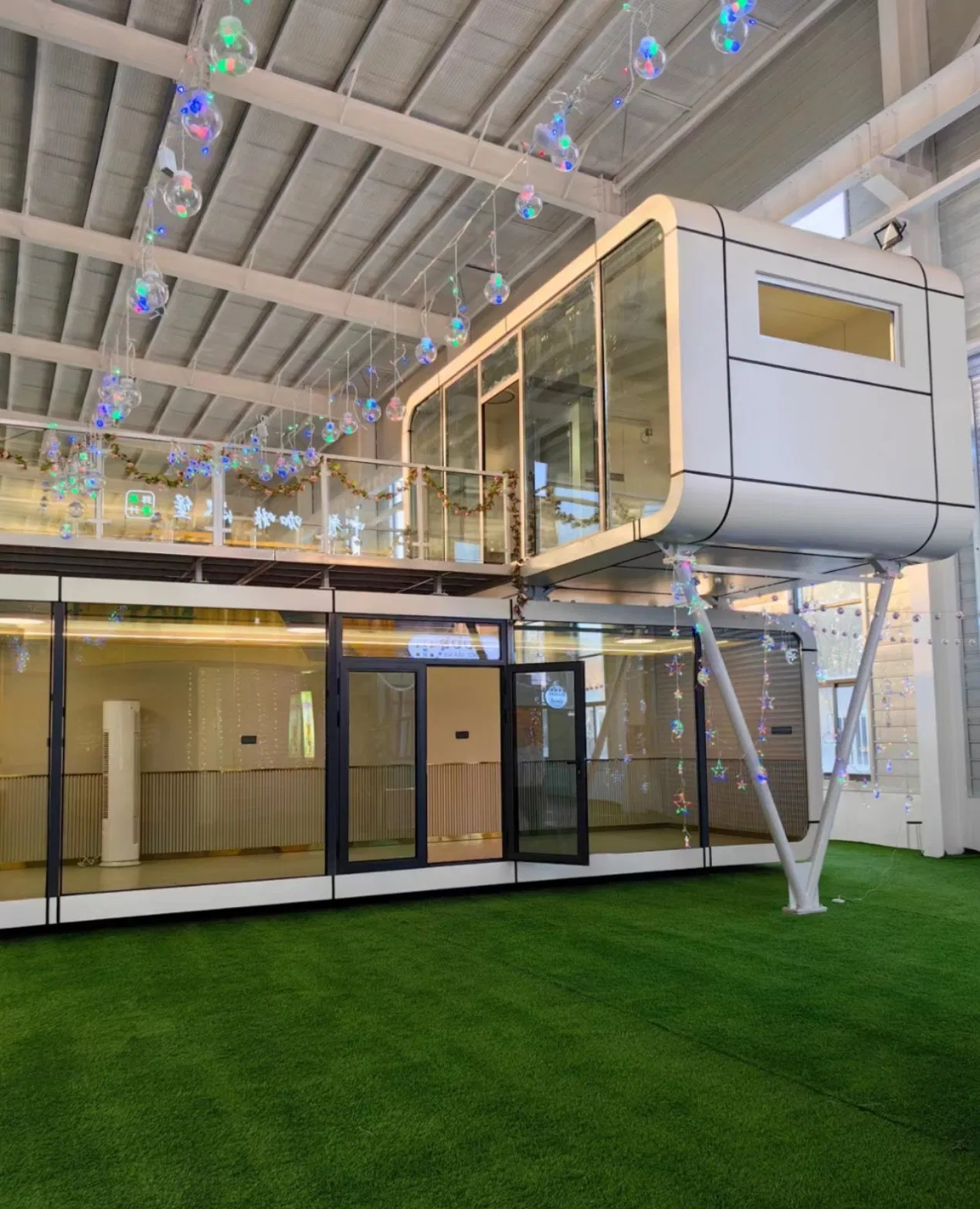 Cápsula da Apple 20FT &amp; 40FT Casa Móvel Prefabricada Cabana Contêiner Desmontável para Sala de Estar Escritório em Casa