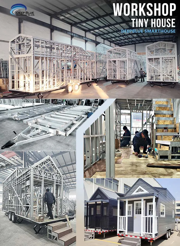 Casa pré-fabricada à venda, casa modular, tiny house sobre rodas com trailer em Orlando