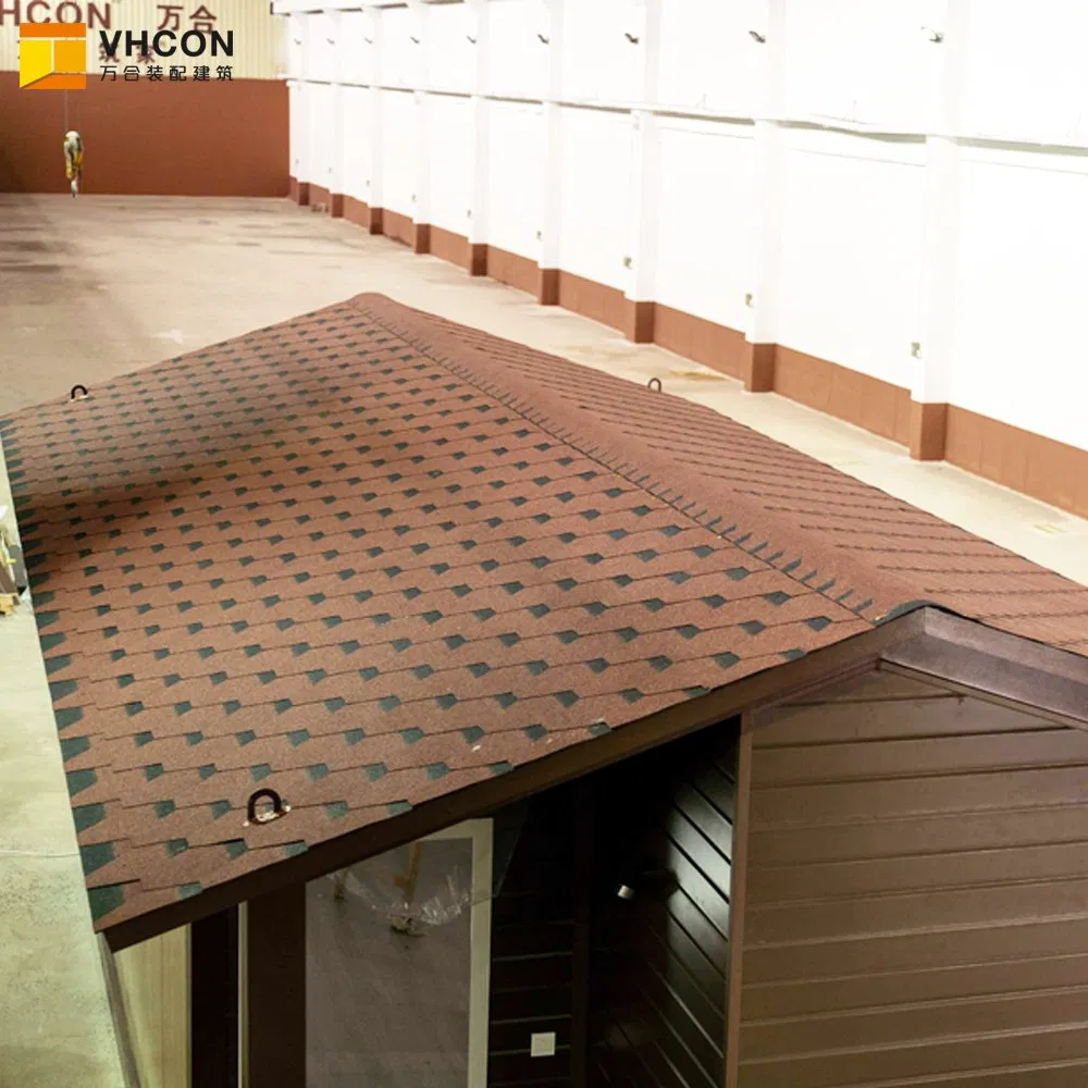 Casa Contêiner Prefabricada de Luxo Moderna Certificada CE com Telhado Pontudo