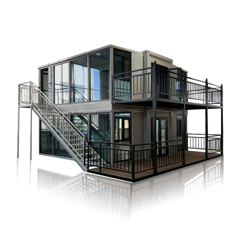 Casa Tiny Prefabricada Móvel Dobrável Barata, Casa Prefabricada Pronta para Morar, Quarto Dobrável Personalizado, Casas Móveis Extensíveis