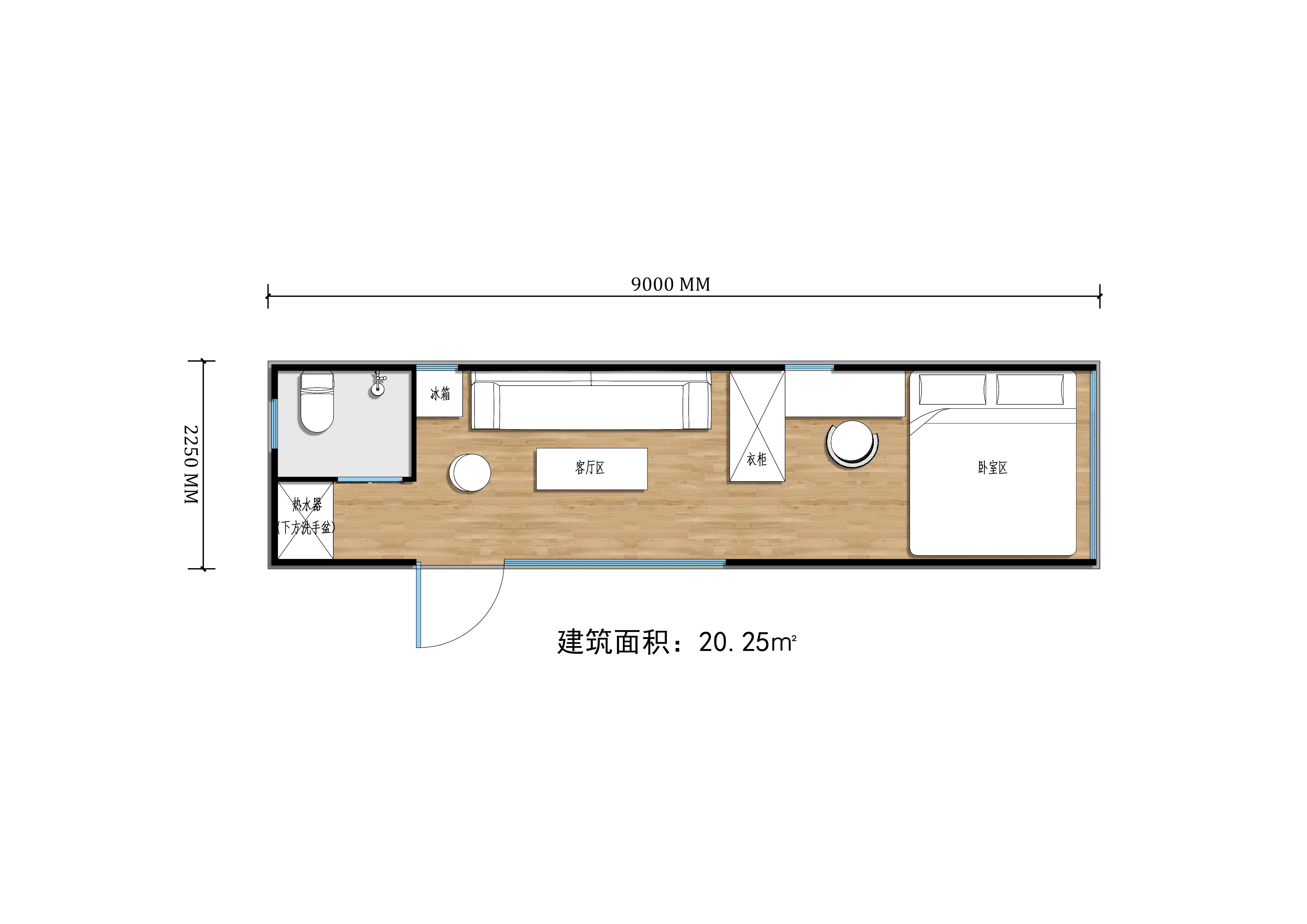 Container de Alumínio Prefabricado Nova Cabine Móvel Comercial Espaço Cápsula