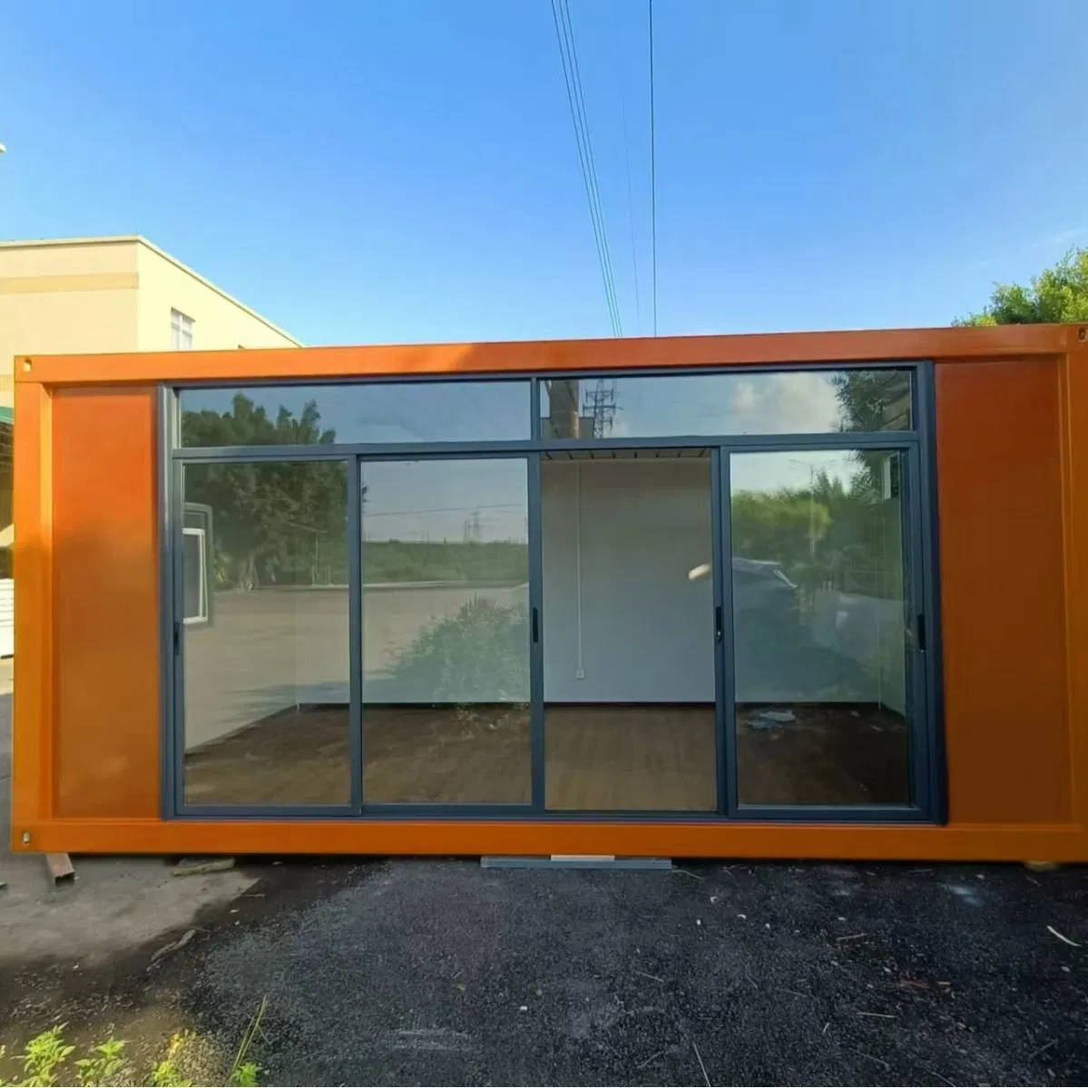 Casa Contêiner de Estrutura de Aço Prefabricada Sustentável para Soluções de Vida Moderna
