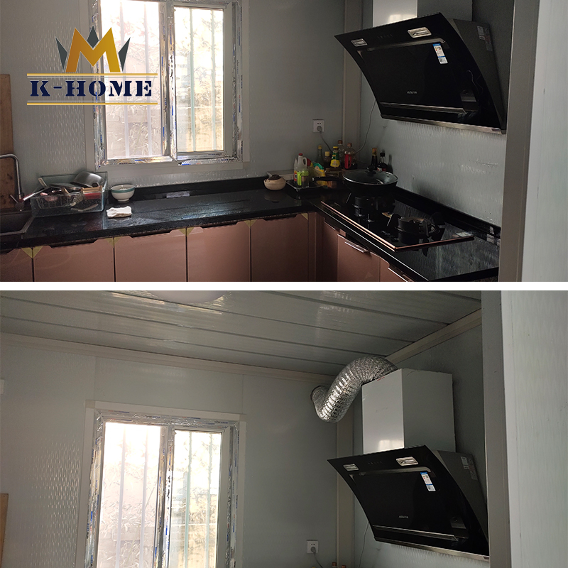 Construção de Casa em Contêiner de Aço Pré-fabricado