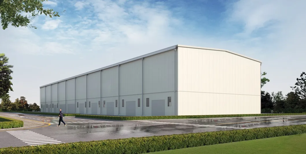 Edifício Comercial Estrutural de Aço Prefabricado de Múltiplos Andares