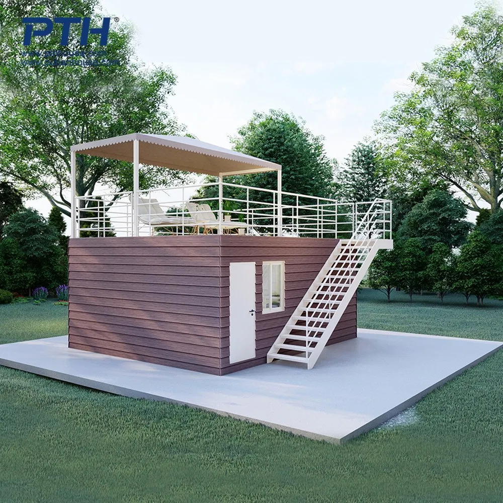 Casa Modular Prefabricada de Luxo Moderna, Portátil, Container para Vida no Quintal