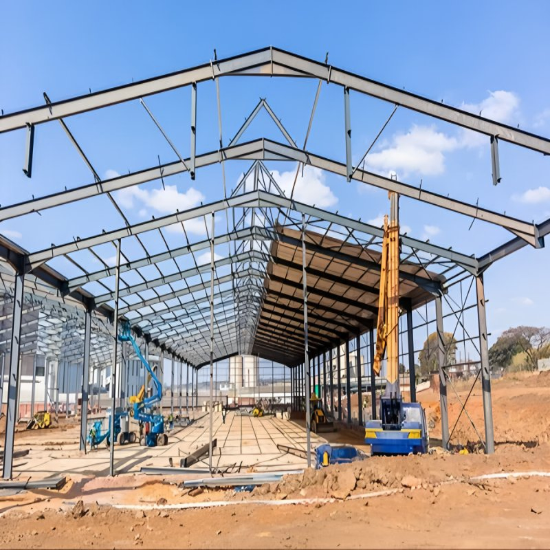 Oficina de Aço Prefabricada, Pavilhão de Exposição de Estruturas de Aço, Edifício Residencial de Estruturas de Aço