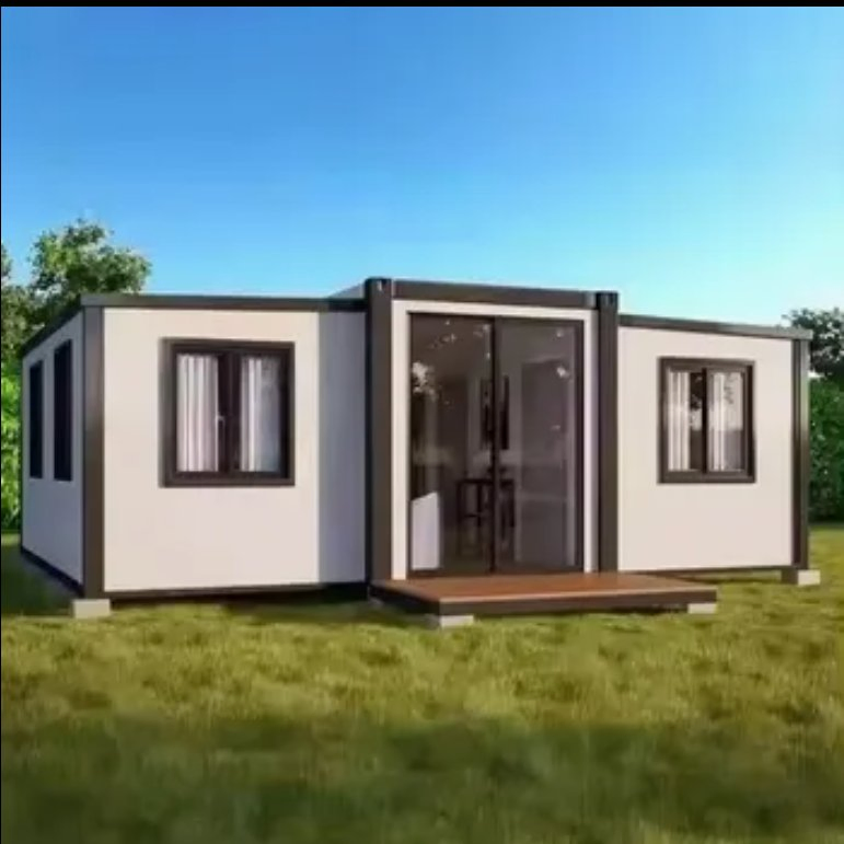 Edifício Residencial de Estrutura de Aço Leve Prefabricado, Showroom Prefabricado, Escritório, Casas Comerciais, Casa Contêiner Expandível
