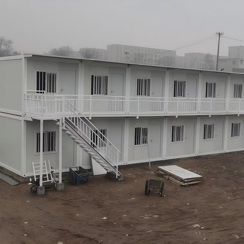 Casa Prefabricada de Contêiner Personalizada e Barata para Armazenamento ao Vivo em Hotéis e Escritórios, com Banheiros Completos