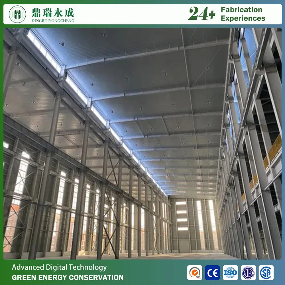 Solução de Armazém e Oficina em Aço Certificado ISO Premium Estrutura de Aço de Alta Resistência ISO UE Edifício de Oficina Prefabricada em Grande Escala Armazém de Fábrica