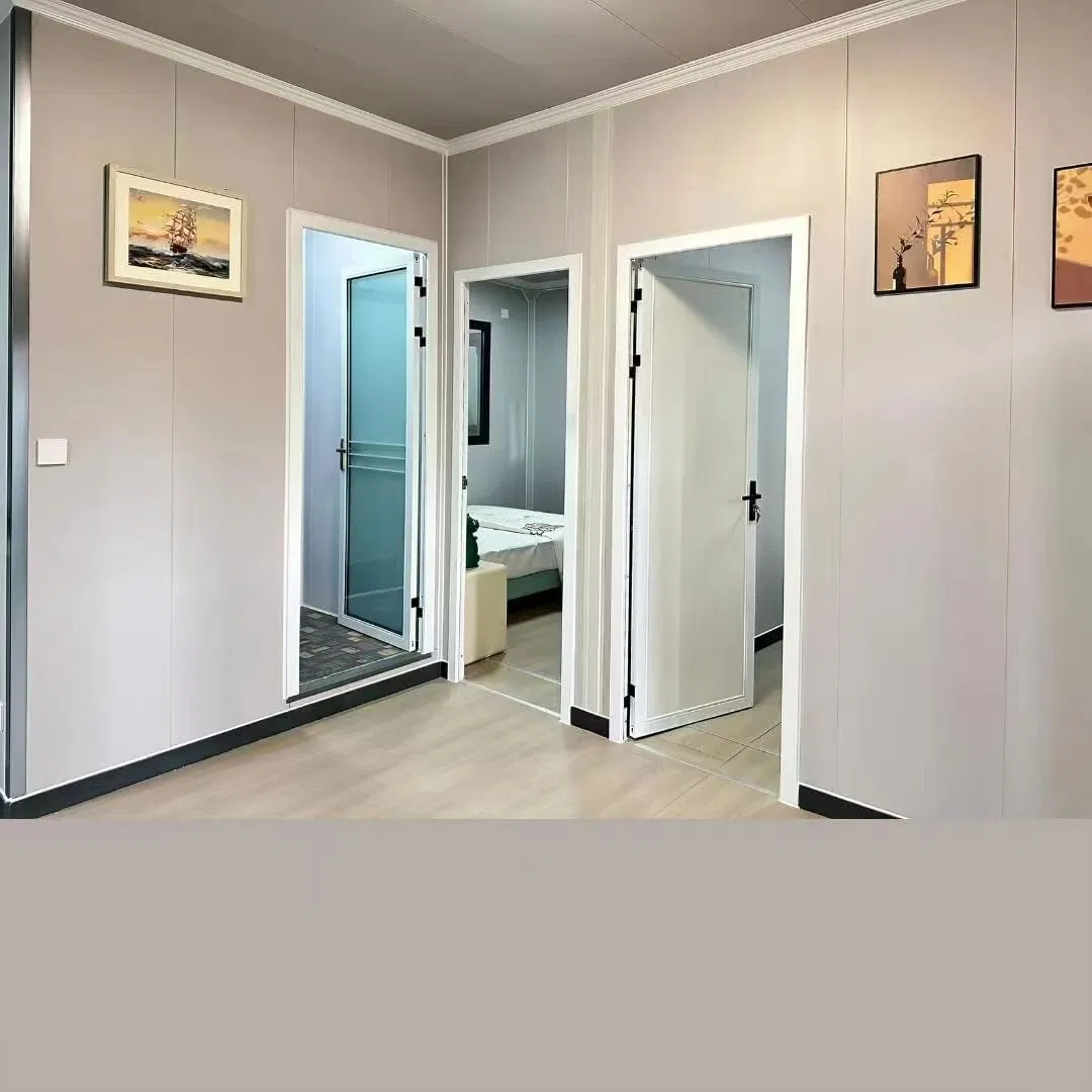 2 Quarto 1 Banheiro Casa Modular Prefabricada de Luxo Escritório Casa Expandável Casa Contêiner Casa Capsule