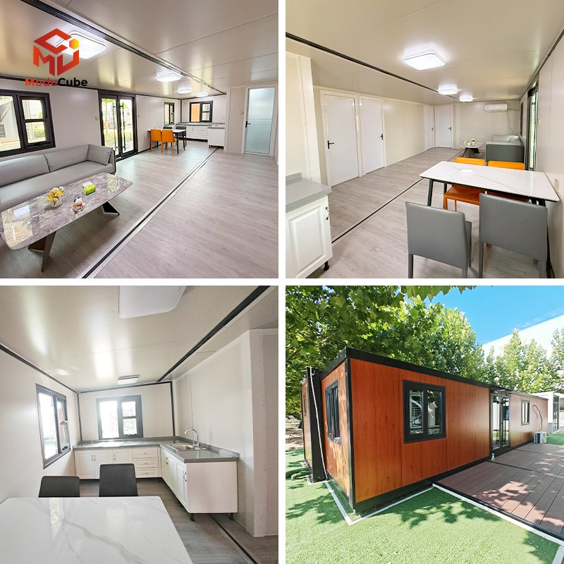 Instalação Rápida Casa Contêiner Prefabricada 20FT 40FT Expandável Casa Dobrável Casa Prefabricada Mini Casa Vila Casa Pequena Hotel Apartamento com Banheiro