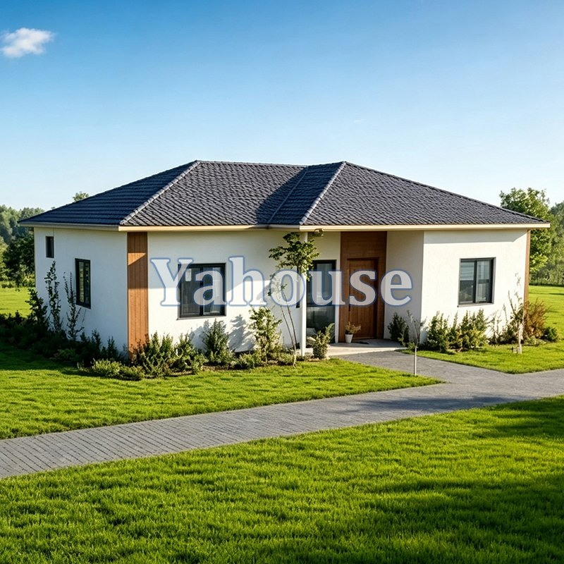 Casa de Campo Móvel Personalizada de Luxo em Estrutura de Aço Prefabricada / Vila Modular de Madeira Móvel