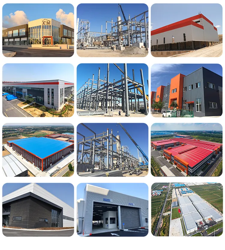 Projeto de Construção em Aço para Edifícios Comerciais Prefabricados Versáteis