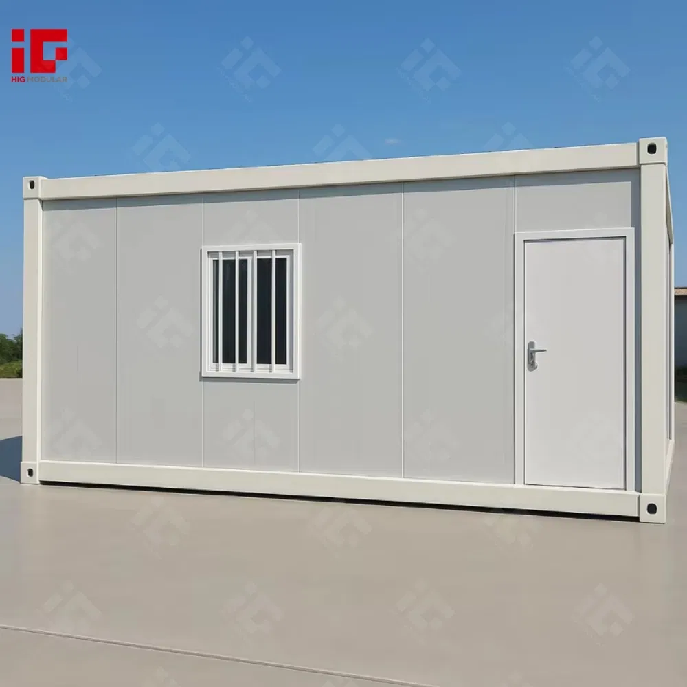 Casa Prefabricada de Design Moderno Pronta para Envio 2 Quarto de Baixo Custo 20FT Casas Tiny Prefabricadas Modulares Portáteis Casa Contêiner Prefabricada