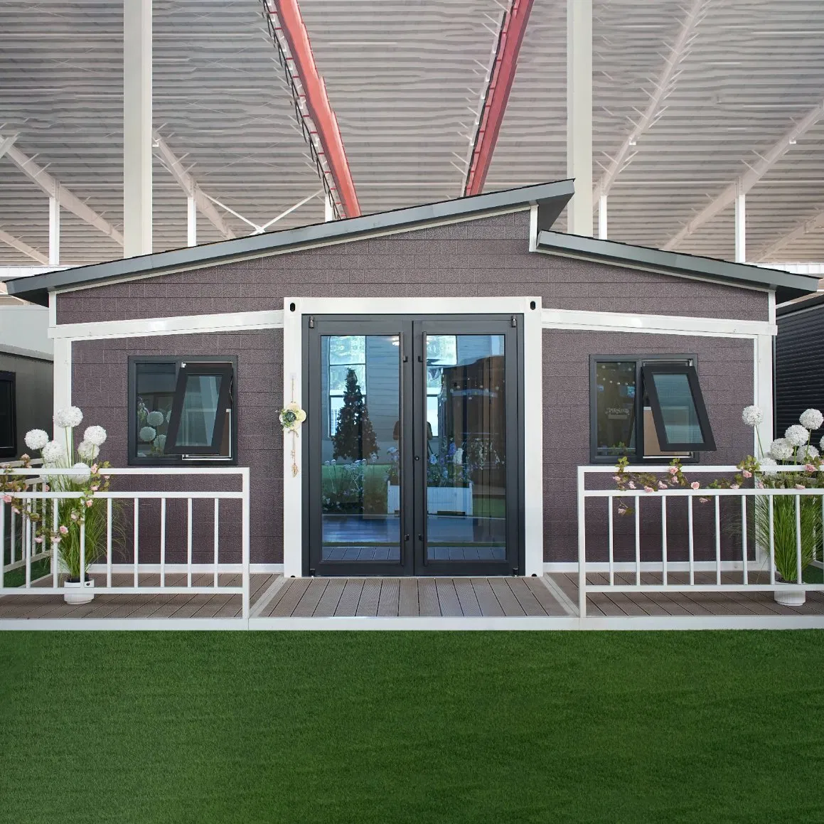 20FT/30FT/40FT Vila de Luxo Prefabricada Moderna em Contêiner 2 Casa de Quarto Expandível com Banheiro e Cozinha em Contêiner
