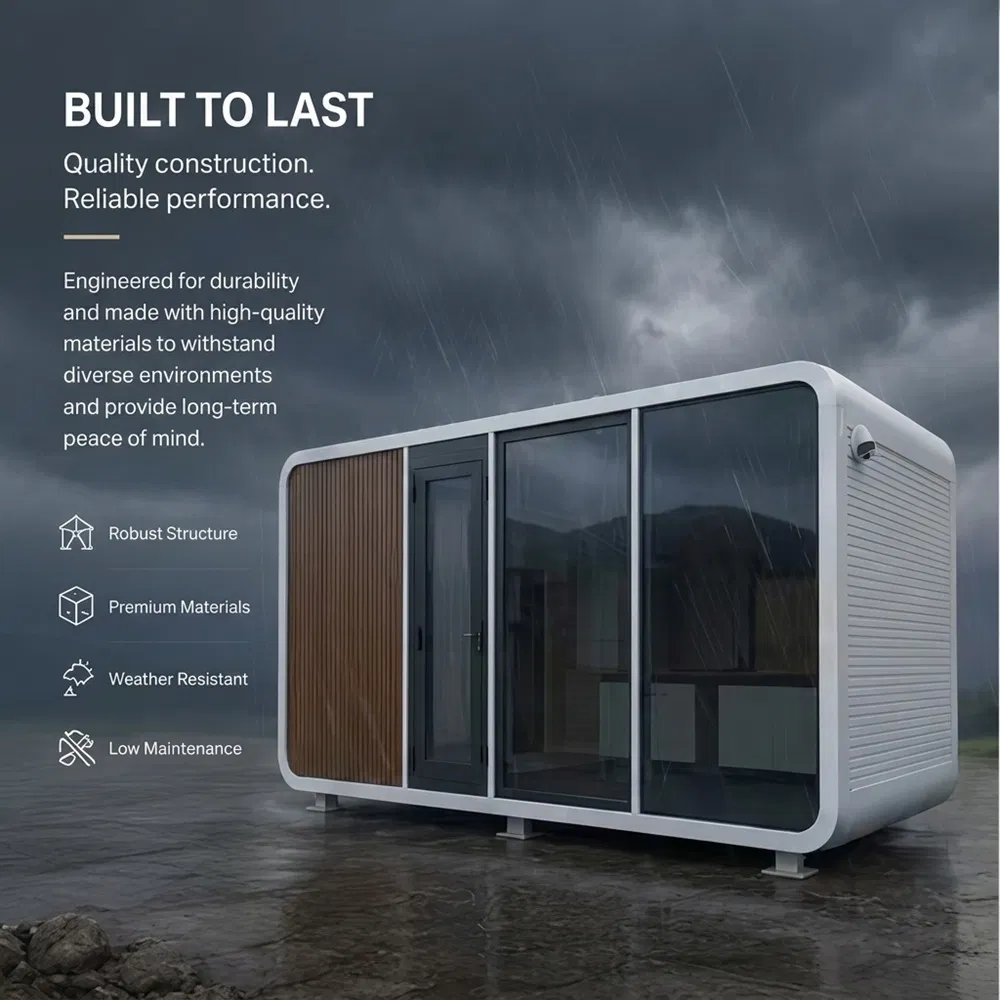 Fabricar Casa Prefabricada Móvel Portátil Modular Personalizada Aprovada Tiny Home Apple Cabin ISO9001