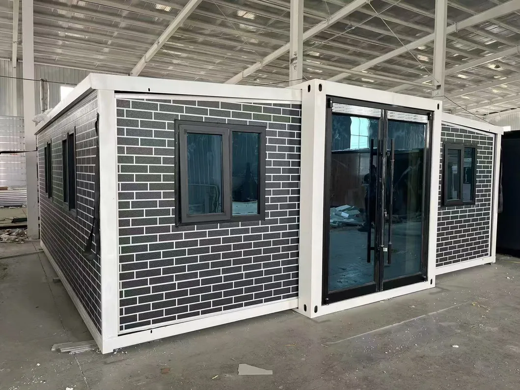 Casa Pronta 2 Quarto Casas Tiny para Viver em Casas Prefabricadas Construídas com Contêineres Casa Expandível
