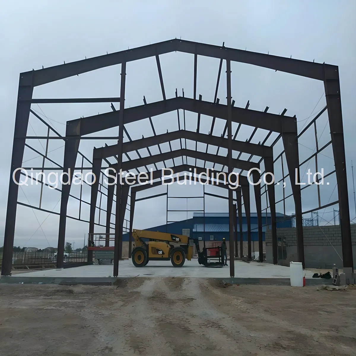 Estrutura de Aço Industrial por Atacado da China Edifício de Oficina Prefabricada Estrutura Metálica de Aço Armazém Comercial