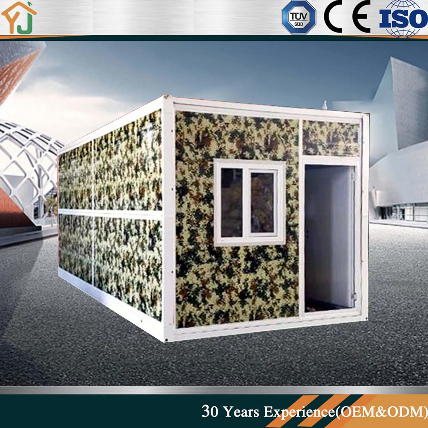 Kits de Casas Prefabricadas da China Pequena Casa Contêiner Dobrável para Dormitório Escritório Portátil Habitação Residencial