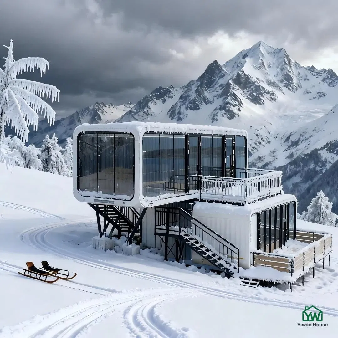 Casa Contêiner de Espaço Prefabricado Moderno, Móvel, Pequeno Escritório de Trabalho, Pódio, Cabana Apple