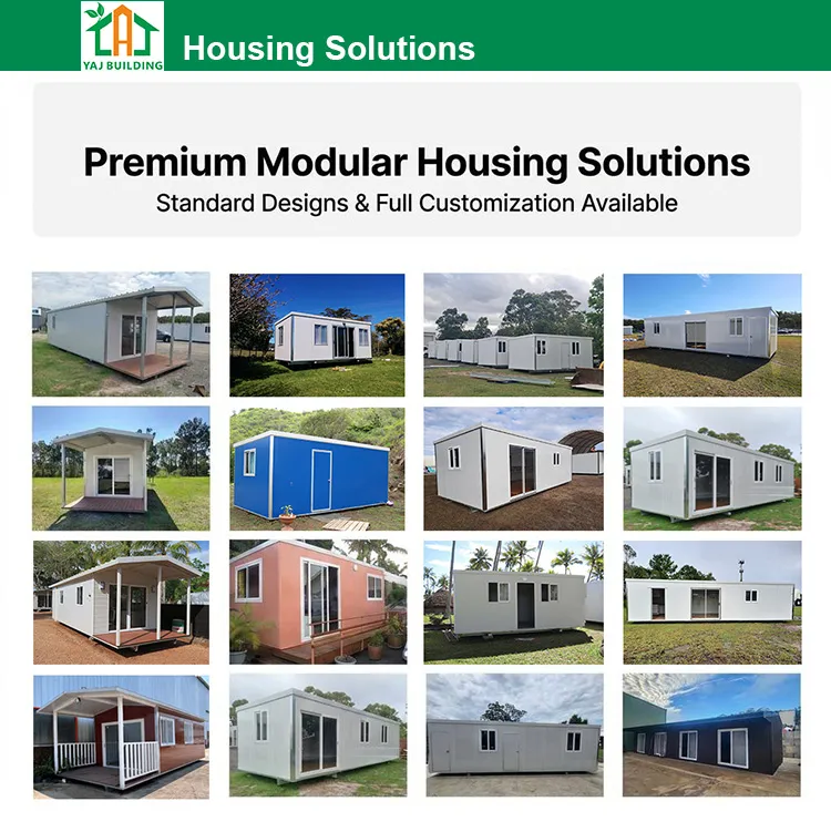 Cabana de Escritório de Contêiner de Luxo Modular Portátil Móvel 2 Banheiros Contêiner Modular Prefabricado