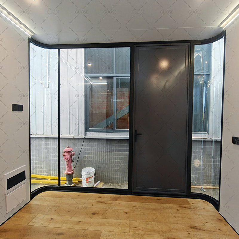 Casa Container Micro Móvel Portátil de Aço Retrátil, Residência, Escritório Villa, Casa Prefabricada Pronta para Morar