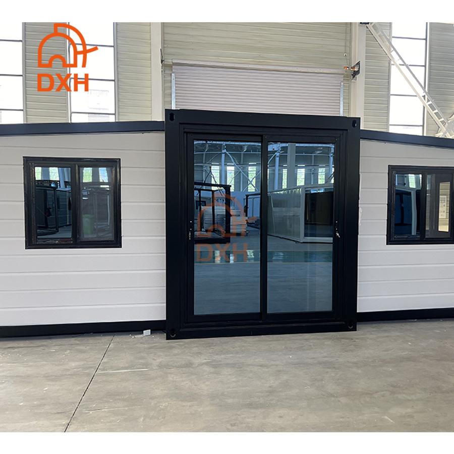 Casas Contêiner Expansíveis Confortáveis com Design Moderno Prefabricadas 2 Quartos Cozinha Banheiro Escritório Hotel de Férias Vila Sala de Estar Restaurante Acampamento