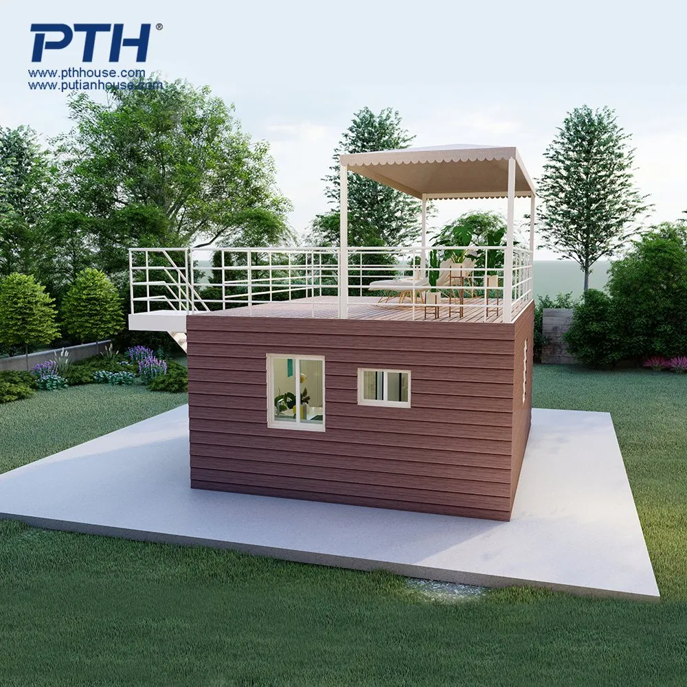 Casa Modular Prefabricada de Luxo Moderna, Portátil, Container para Vida no Quintal