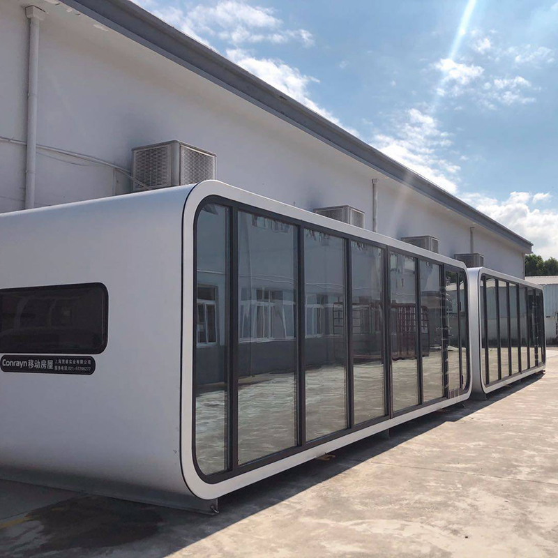 Casa de Férias Prefabricada Móvel Acessível Inspirada na Maçã de Luxo de Alta Qualidade