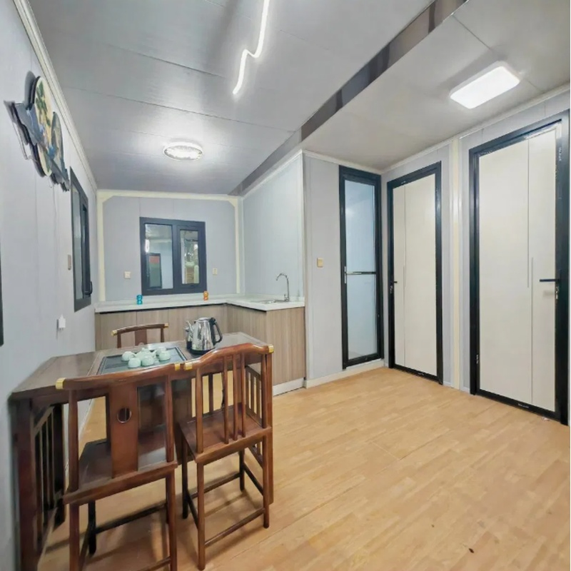 Casa de Estrutura de Aço Leve Habitação Temporária