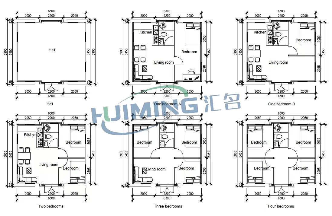 Casa Contêiner Prefabricada Expandível Sustentável para Projetos de Construção de Eco-Resort Boutique de Baixo Carbono