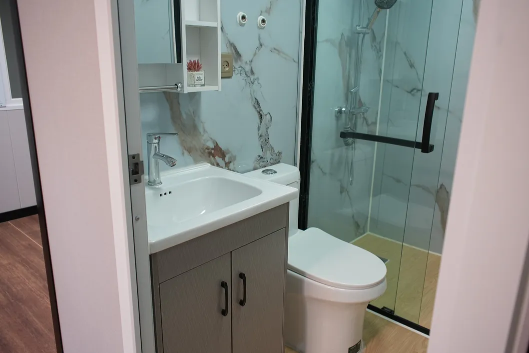 Vila de Luxo Prefabricada Moderna em Contêiner 2 Casa de Quarto Expandível com Banheiro e Cozinha em Contêiner