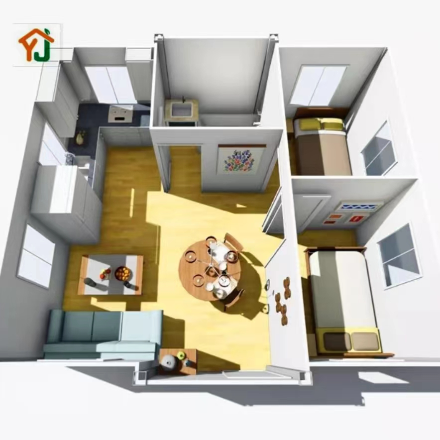 Extensão de Dois Quartos da Vila com Cozinha, Sala de Expansão de Alto Padrão