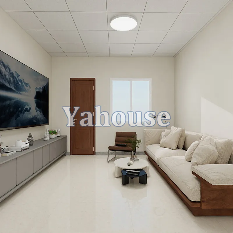 Casa de Campo Móvel Personalizada de Luxo em Estrutura de Aço Prefabricada / Vila Modular de Madeira Móvel