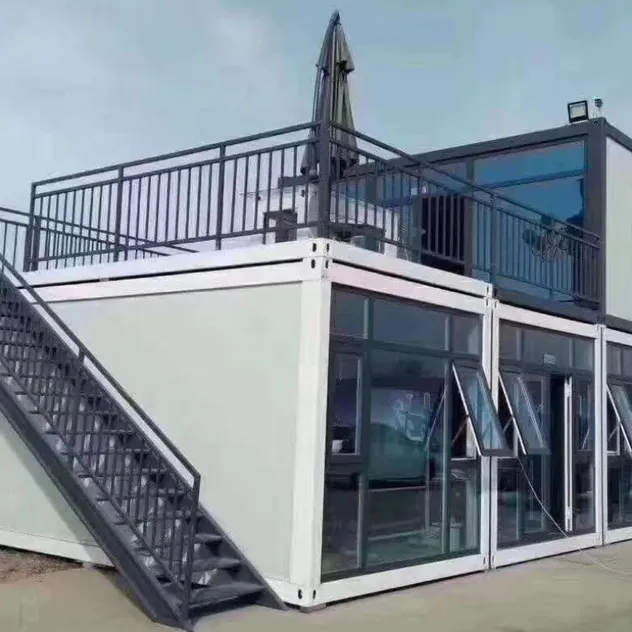 Pré-fabricado para construção rápida, redução de custos de mão de obra no local, casa eficiente, bangalô modular