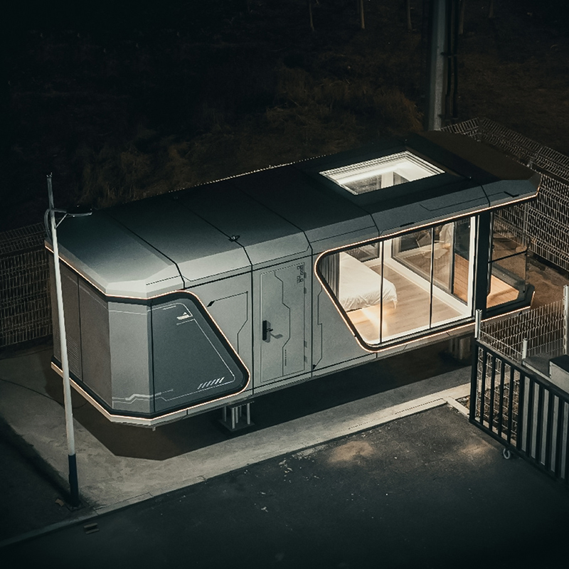 Personaliza Vila Prefabricada Férias Prefabricadas Cápsula de Praia Prefab Cápsula Tiny Casas Modernas em Cápsula