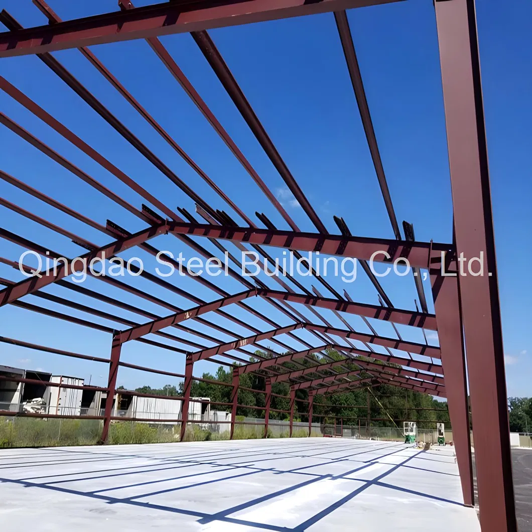 Estrutura de Aço Industrial por Atacado da China Edifício de Oficina Prefabricada Estrutura Metálica de Aço Armazém Comercial